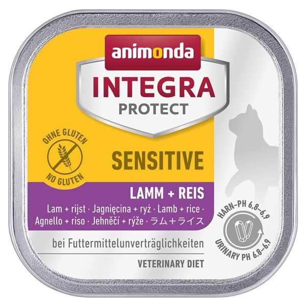 Animonda Cat Integra Protect Adult Sensitive Lamm & Reis 16 x 100 g