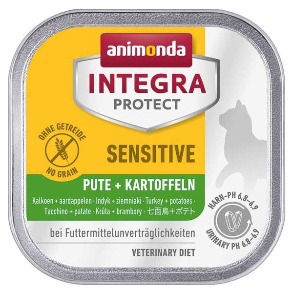 Animonda Cat Integra Protect Adult Sensitive Pute & Kartoffeln 16 x 100 g