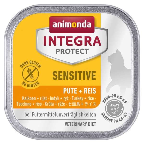 Animonda Cat Integra Protect Adult Sensitive Pute & Reis 16 x 100 g