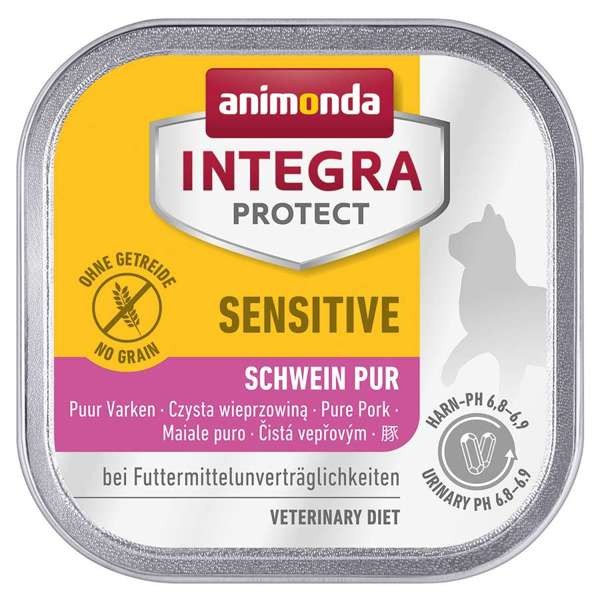 Animonda Cat Integra Protect Adult Sensitive Schwein pur 16 x 100 g
