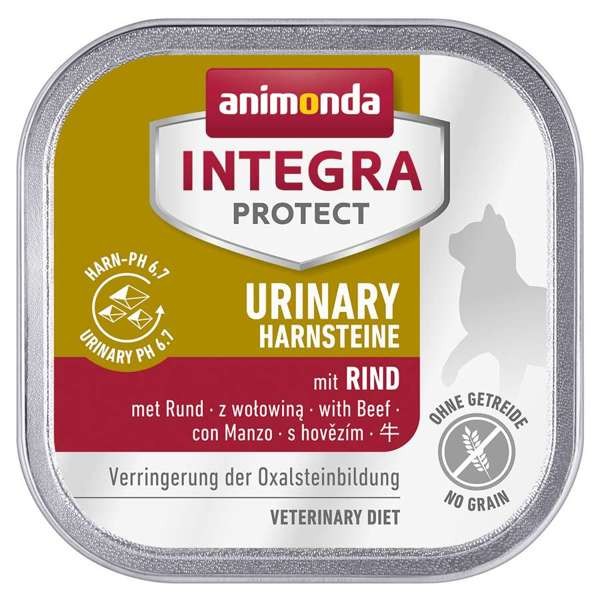 Animonda Cat Integra Protect Adult Urinary Oxal mit Rind 16 x 100 g