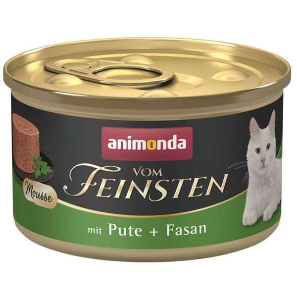 Animonda Cat Vom Feinsten Adult Mousse mit Pute & Fasan 12 x 85 g