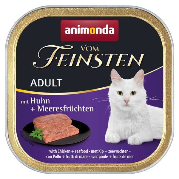 Animonda Cat Vom Feinsten Adult Pastete mit Huhn & Meeresfrüchte 32 x 100 g