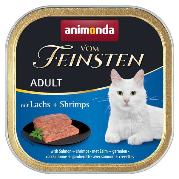 Animonda Cat Vom Feinsten Adult Pastete mit Lachs & Schrimps 32 x 100 g