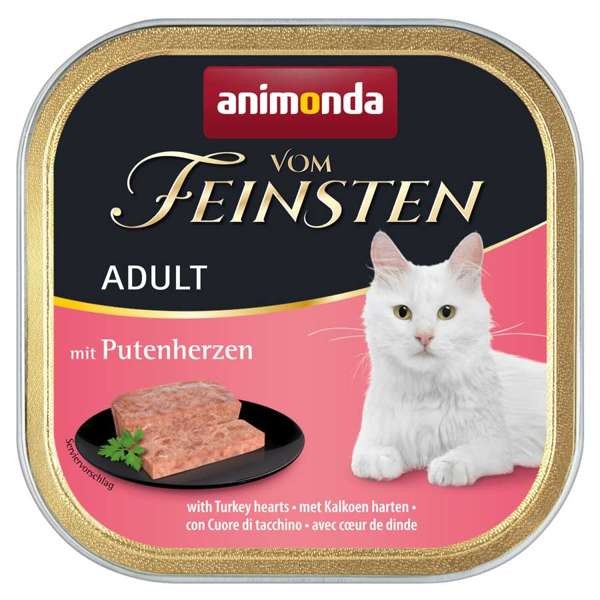 Animonda Cat Vom Feinsten Adult Pastete mit Putenherzen 32 x 100 g
