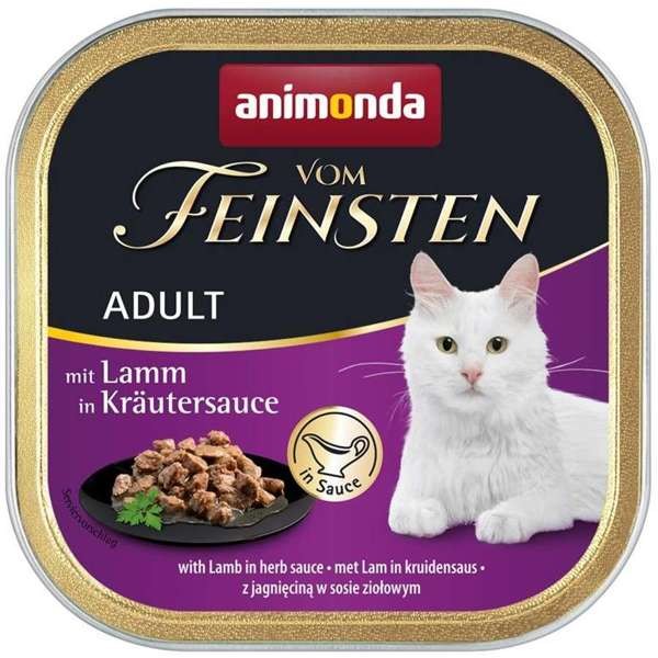Animonda Cat Vom Feinsten Adult in Sauce Lamm in Kräutersauce 32 x 100 g