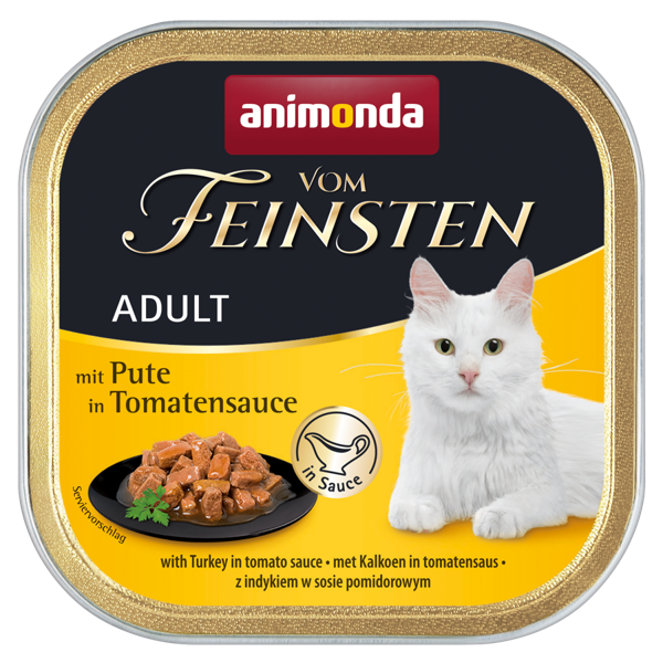 Animonda Cat Vom Feinsten Adult in Sauce Pute in Tomatensauce 32 x 100 g