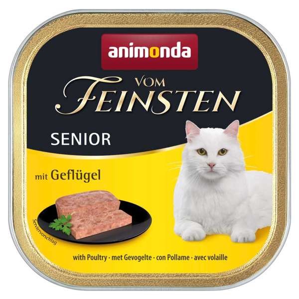 Animonda Cat Vom Feinsten Senior Pastete mit Geflügel 32 x 100 g