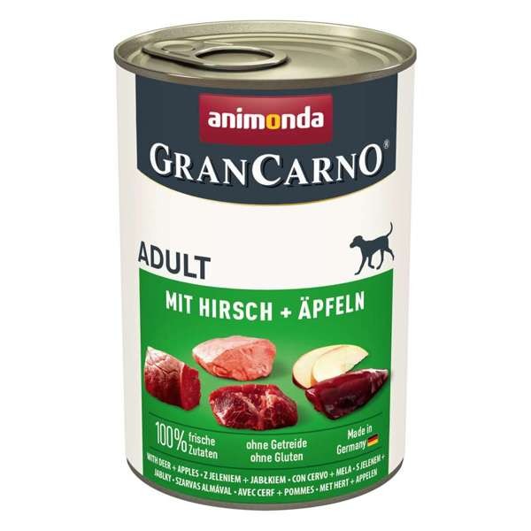 Animonda Dog GranCarno Adult Hirsch & Äpfeln 12 x 400 g