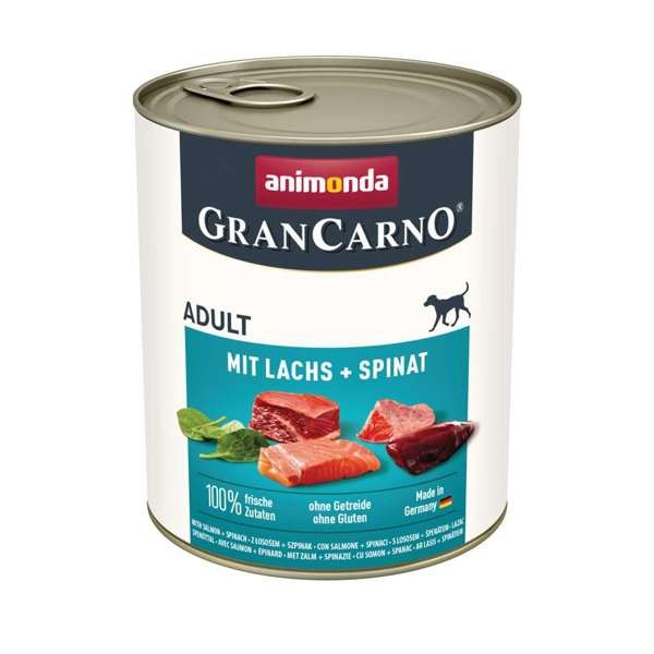Animonda Dog GranCarno Adult Lachs & Spinat 6 x 800 g