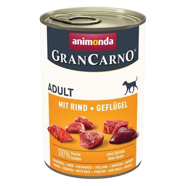 Animonda Dog GranCarno Adult Rind & Geflügel 12 x 400 g
