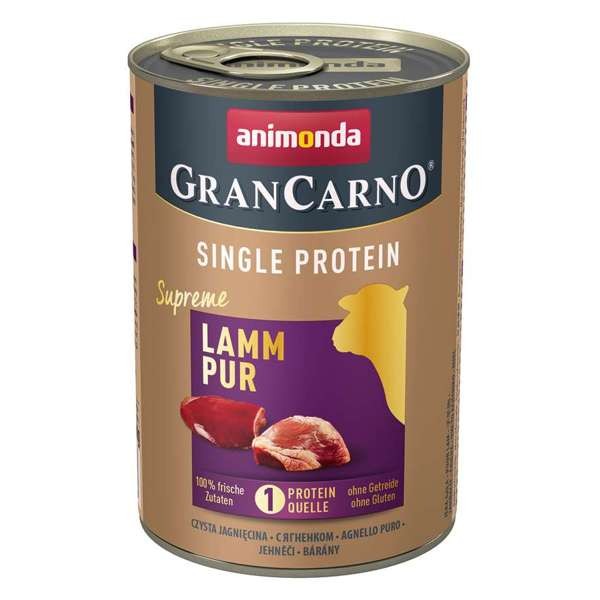 Animonda Dog GranCarno Adult Single Protein Lamm pur 6 x 400 g
