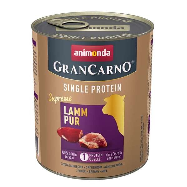 Animonda Dog GranCarno Adult Single Protein Lamm pur 6 x 800 g