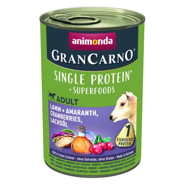 Animonda Dog GranCarno Adult Superfoods Lamm & Amaranth 6 x 400 g