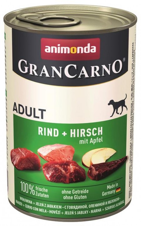Animonda Dog Gran Carno Original Adult Rind und Hirsch 12 x 400 g