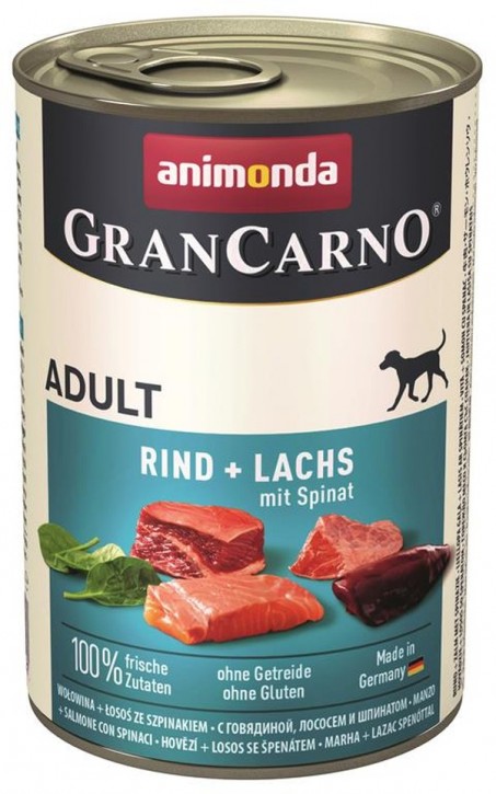 Animonda Dog Gran Carno Original Adult Rind und Lachs 12 x 400 g