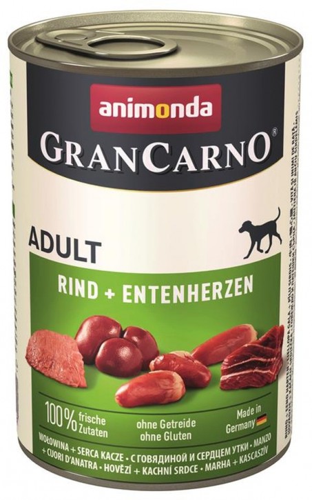 Animonda Dog Gran Carno Original Adult Pute und Ente 12 x 400 g