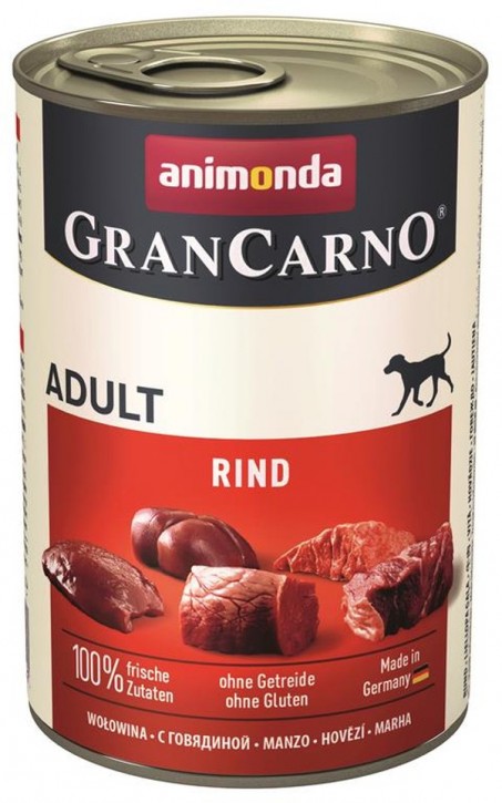 Animonda Dog Gran Carno Original Adult Rind pur 12 x 400 g