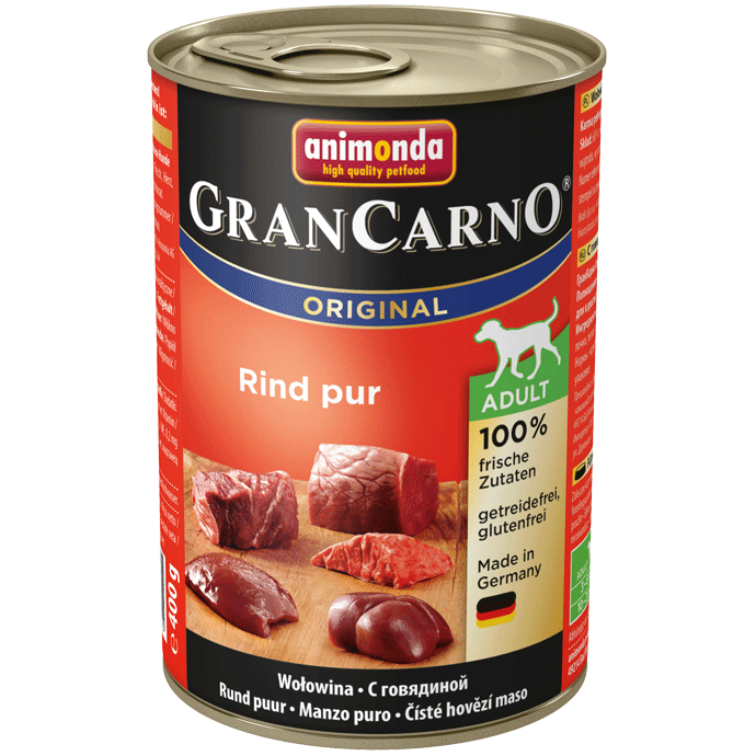 Animonda Dog Gran Carno Original Adult Rind pur 12 x 400 g