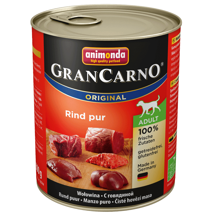 Animonda Dog Gran Carno Original Adult Rind pur 6 x 800 g