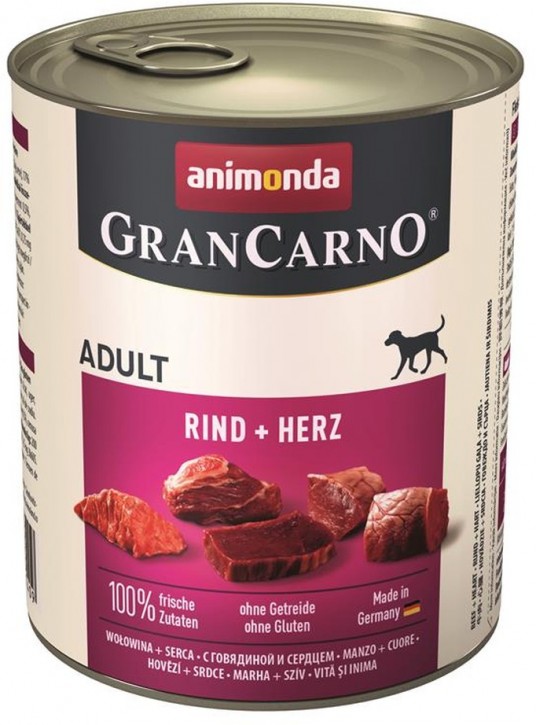 Animonda Dog Gran Carno Original Adult Rind und Herz 6 x 800 g