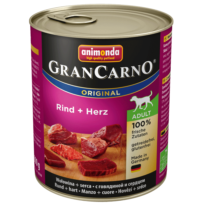 Animonda Dog Gran Carno Original Adult Rind und Herz 800 g