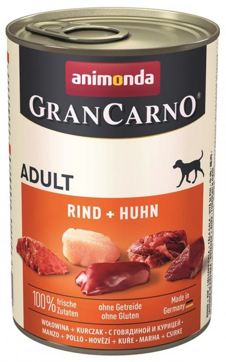 Animonda Dog Gran Carno Original Adult Rind und Huhn 12 x 400 g