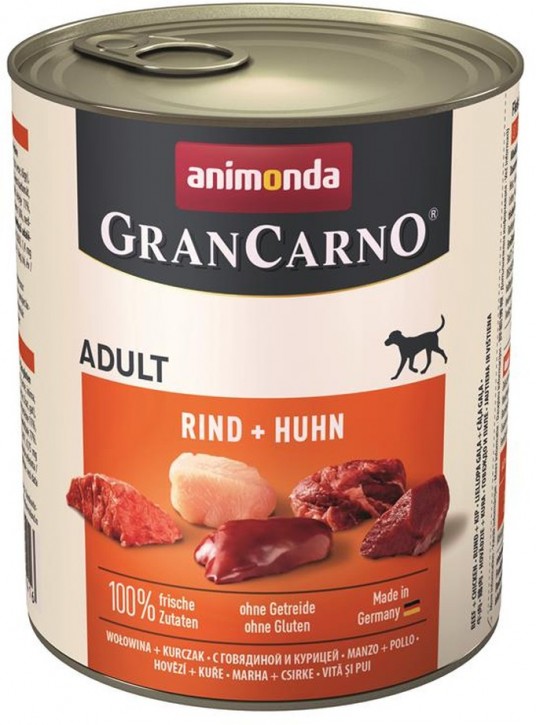 Animonda Dog Gran Carno Original Adult Rind und Huhn 6 x 800 g