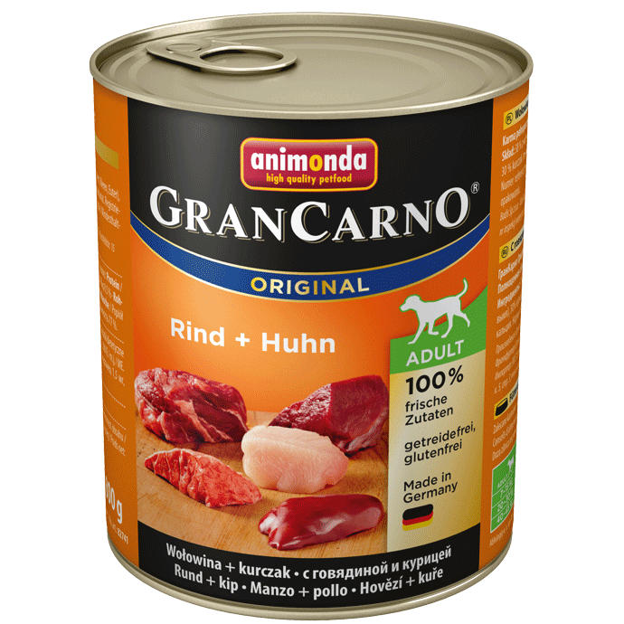 Animonda Dog Gran Carno Original Adult Rind und Huhn 800 g