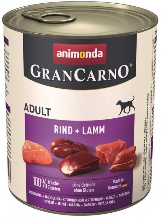 Animonda Dog Gran Carno Original Adult Rind und Lamm 6 x 800 g