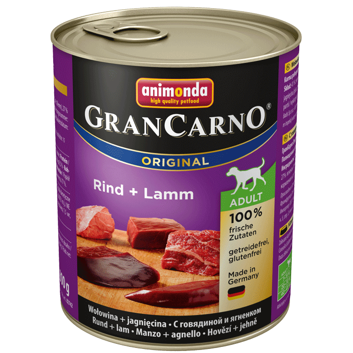 Animonda Dog Gran Carno Original Adult Rind und Lamm 800 g