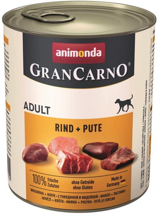 Animonda Dog GranCarno Adult Rind & Pute 6 x 800 g