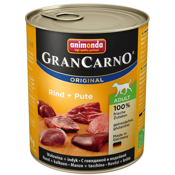 Animonda Dog Gran Carno Original Adult Rind und Pute 6 x 800 g