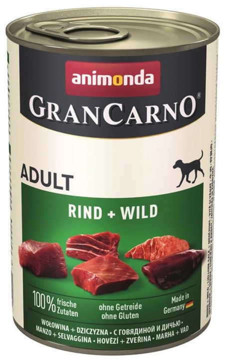 Animonda Dog Gran Carno Original Adult Rind und Wild 12 x 400 g