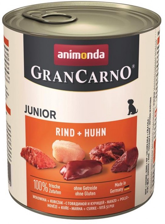 Animonda Dog Gran Carno Original Junior Rind und Huhn 6 x 800 g