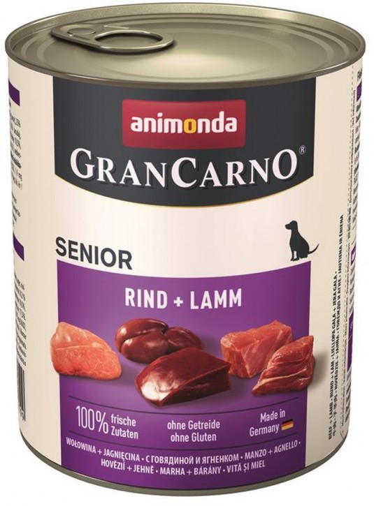 Animonda Dog Gran Carno Original Senior Rind und Lamm 6 x 800 g