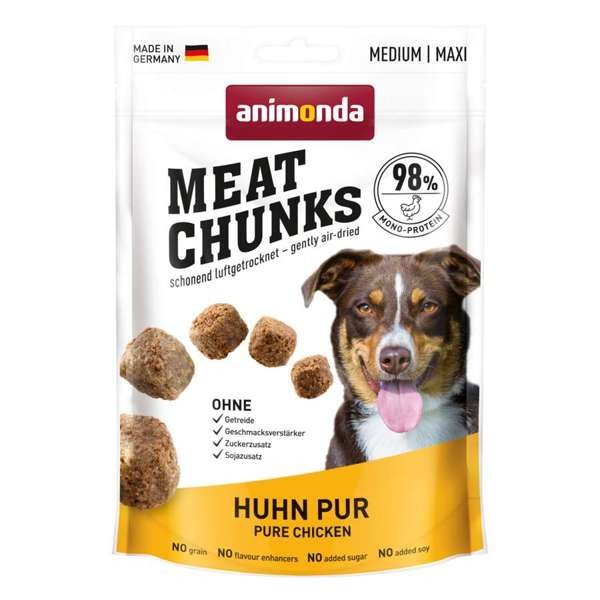 Animonda Dog Meat Chunks Huhn pur 6 x 80 g