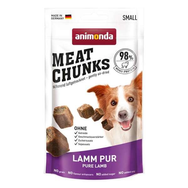 Animonda Dog Meat Chunks Lamm pur 8 x 60 g