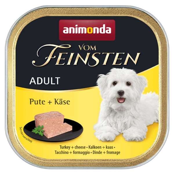 Animonda Dog vom Feinsten Adult mit Pute & Käse 22 x 150 g