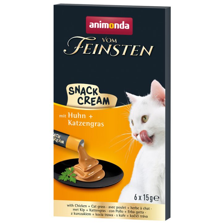 Animonda Vom Feinsten Snack & Cream Adult Huhn gras 11 x 90 g