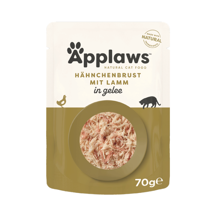 Applaws Cat Huhn & Lamm in Gelee 16 x 70 g