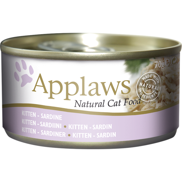 Applaws Cat Kitten mit Sardine 24 x 70 g
