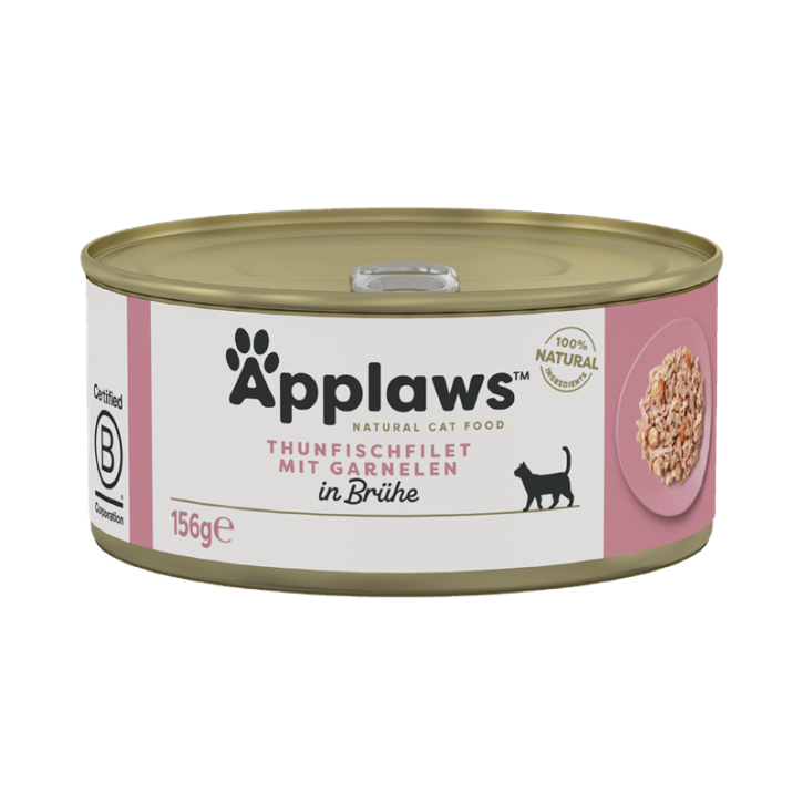 Applaws Cat Thunfischfilet & Garnele 24 x 156 g