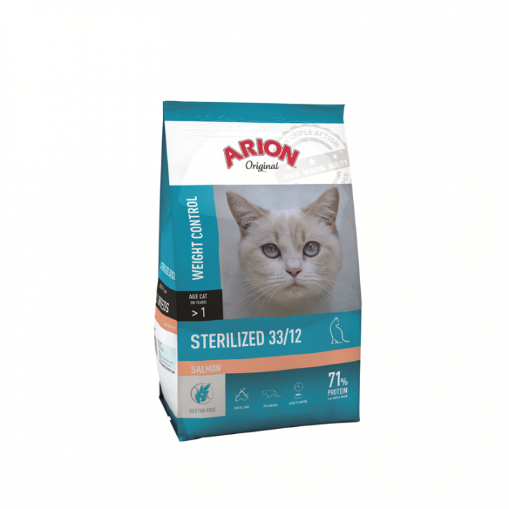 Arion Cat Original Sterilized 33/12 Salmon 2 kg (SPARTIPP: unsere Staffelpreise)