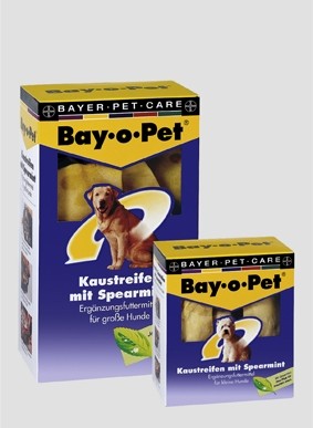 Bay-o-Pet Kaustreifen Spearmint für kleine Hunde 6 x 140 g