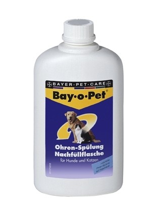 Bay-o-Pet Ohren Spülung für Hunde und Katzen Nachfüllpackung 250 ml