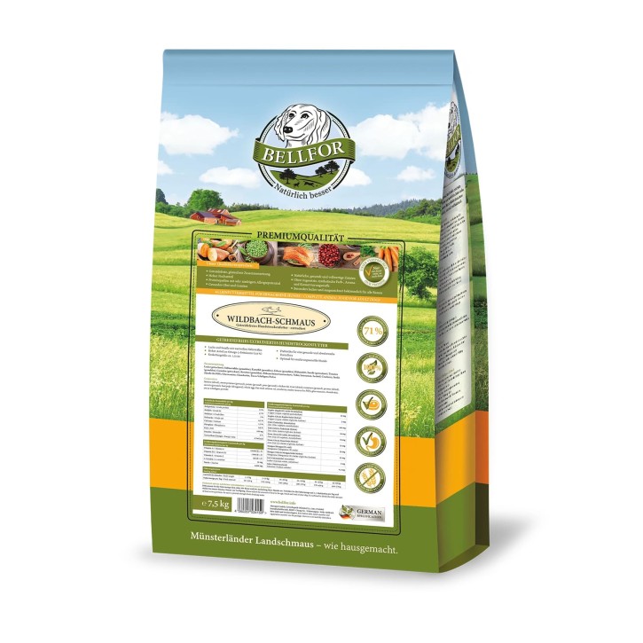 Bellfor Wildbach Schmaus 2,5 kg oder 7,5 kg (SPARTIPP: unsere Staffelpreise)