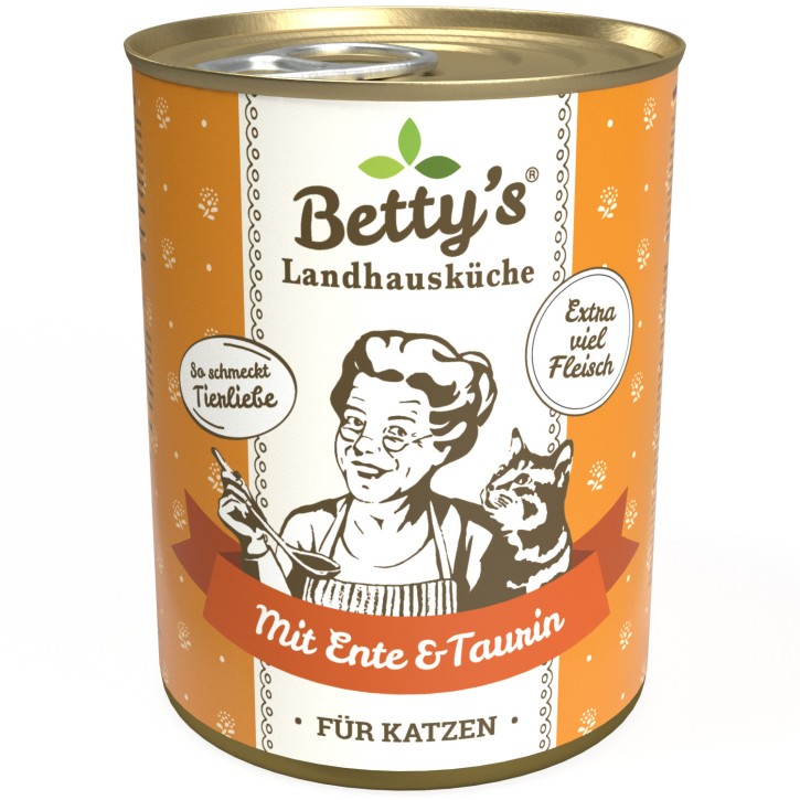 Bettys Landhausküche Cat Ente 6 x 400 g