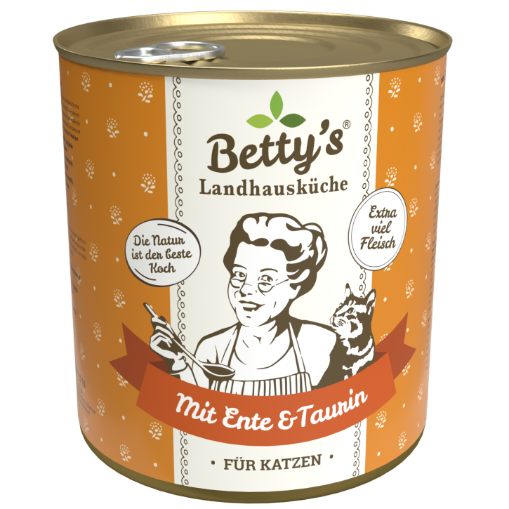 Bettys Landhausküche Cat Ente 200 g, 400g oder 800 g