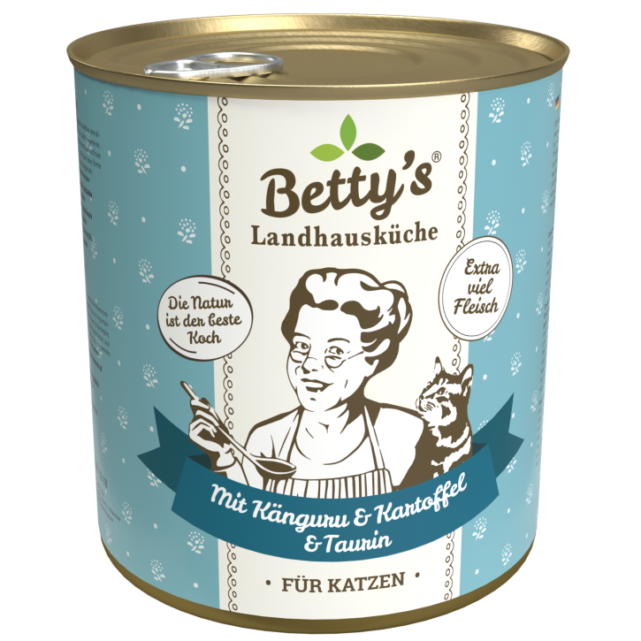 Bettys Landhausküche Cat Känguru & Kartoffel 200 g, 400g oder 800 g